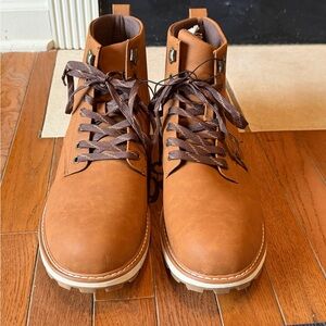 Goodfellow & Co Tan Lace-Up Boots